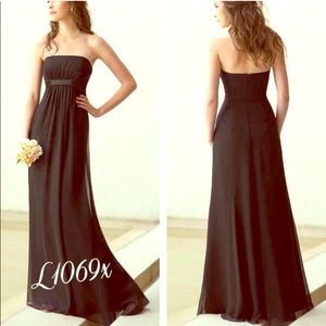 Belsoie Black Bridesmaid Dress